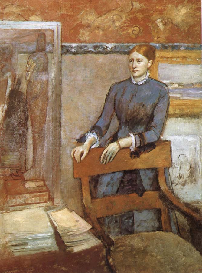 Edgar Degas Portrait of Miss Lu